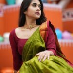 Deepthi Sunaina Instagram – 💚♥️
.
.
.
.
.
Outfit: @kulkarni_sisters 
📸 : @thehashtag_photography 
Location: @mrandmrsstudiohyd
MUA: @panduchalapati 
#deepthisunaina