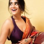 Deepthi Sunaina Instagram - 💜 #deepthisunaina . . . . . Outfit: @kulkarni_sisters PC: @thehashtag_photography