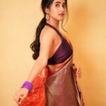 Deepthi Sunaina Instagram - 💜 #deepthisunaina . . . . . Outfit: @kulkarni_sisters PC: @thehashtag_photography