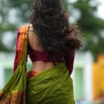 Deepthi Sunaina Instagram - 💚♥️ . . . . . Outfit: @kulkarni_sisters 📸 : @thehashtag_photography Location: @mrandmrsstudiohyd MUA: @panduchalapati