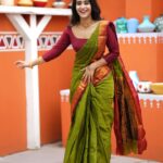Deepthi Sunaina Instagram - 💚♥️ . . . . . Outfit: @kulkarni_sisters 📸 : @thehashtag_photography Location: @mrandmrsstudiohyd MUA: @panduchalapati
