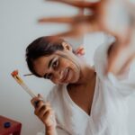 Deepthi Sunaina Instagram - "Every Artist Was First an Amateur."- Ralph Waldo Emerson . . . , . 📸: @rohitnagsai Concept and styling:@srikrupa.saggam #deepthisunaina