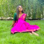 Delna Davis Instagram - In every pleat lies a tale, as the saree weaves its magic.