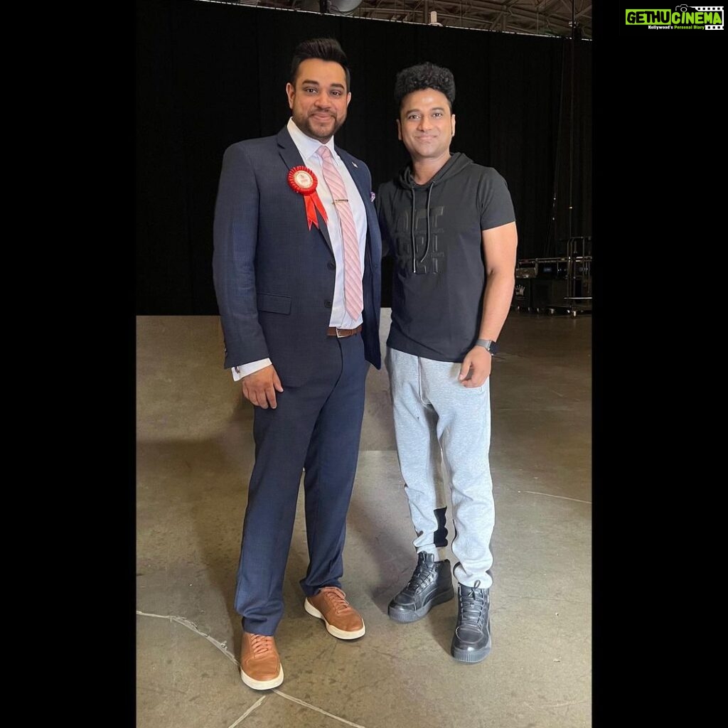 Devi Sri Prasad Instagram - It was an AMAZINGGG time at @superchargedenj the WORLD’s LARGEST INDOOR GO-CARTING in EDISON, NJ.. Thank You sooo much Dear MAYOR @mayorsamjoshi sirr for inviting me here ❤🎶🤗 It was an absolute pleasure meeting You !!! 🎶🤗