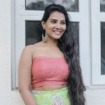 Dhivya Duraisamy Instagram - I've decided to cut my long hair. saddest decision💔 . But i knw it's worth for a reason ❤ Costume @askcouture.7 Pc @flashbaack_photo Pc asst @_dhanush_cam
