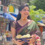 Divya Bharathi Instagram – Gratitude 🤍🙏🏻 Meenakshi Amman Temple Madurai