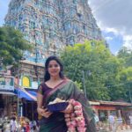 Divya Bharathi Instagram – Gratitude 🤍🙏🏻 Meenakshi Amman Temple Madurai