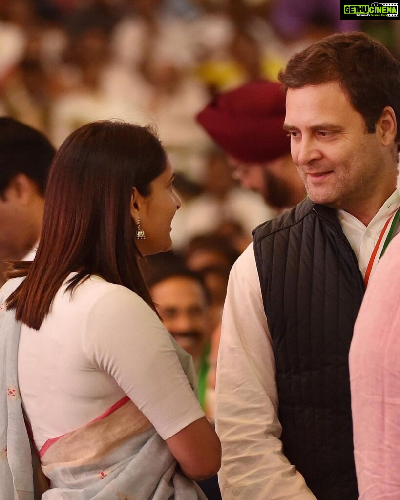 Divya Spandana Instagram - To the One who put the smile back on my face, who taught me to see the world with kind eyes in the most gentle way- Happy Happy Birthday @rahulgandhi 🤗🤗🌻🌻♥♥