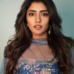 Eesha Rebba Instagram - Eyes hold conversation🦋. Styled by @officialanahita Outfit: @anushareddy.couture Pic: @csk_cliks Makeup: @venkateshparam Hair : @koduruamarnath