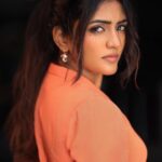 Eesha Rebba Instagram - 🍊✨ Styled by: @Styledbysumaiah Outfit: @prashantikumarlabel Accessories: @sumaiah.tabassum Makeup: @prarthanaahuja.mua Clicked by : @karteeksivagouni Loc : @mirai.hyd