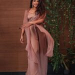 Eesha Rebba Instagram - Forever in ♥️ with me.. Styled by: @Styledbysumaiah Outfit: @prashantikumarlabel Accessories: @theater.xyz Makeup: @prarthanaahuja.mua Clicked : @karteeksivagouni