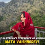 Elli AvrRam Instagram – #IndiaWithElli Swipe to read about my first-time experience at Mata Vaishno Devi trek😇🌸🙏 Watch full episode on @curly.tales Youtube Channel📣
.
.
My decision to trek 12 kilometers to the temple proved to be an extraordinary choice.

India, undoubtedly, is a land where spirituality and wonder intertwine effortlessly. I am in awe of its profound depth and beauty.

Stay tuned for more breathtaking destinations and immersive cultural experiences on ‘India with Elli.’ Together, let’s embark on an unforgettable exploration of this incredible country!

.
.
#VaishnoDevi #Trek #Jammu #Elli #elliavrram #yourstruly