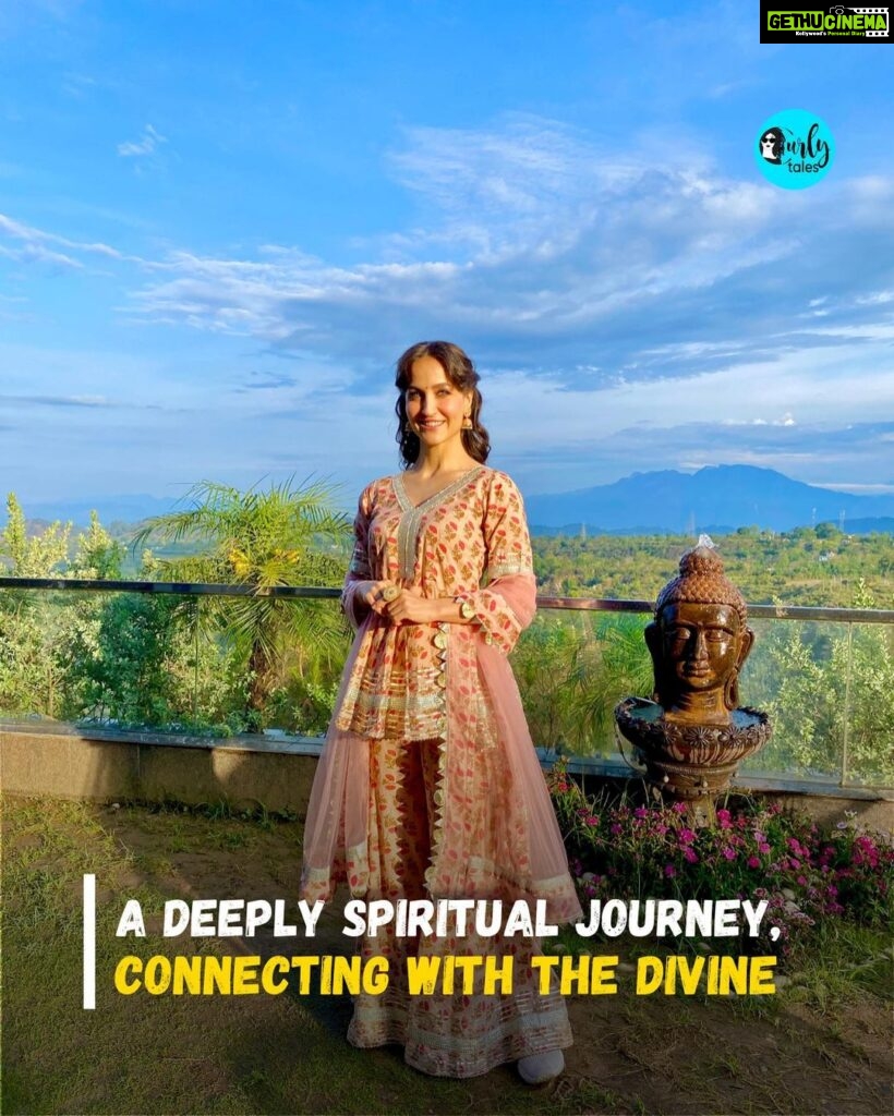 Elli AvrRam Instagram - #IndiaWithElli Swipe to read about my first-time experience at Mata Vaishno Devi trek😇🌸🙏 Watch full episode on @curly.tales Youtube Channel📣 . . My decision to trek 12 kilometers to the temple proved to be an extraordinary choice. India, undoubtedly, is a land where spirituality and wonder intertwine effortlessly. I am in awe of its profound depth and beauty. Stay tuned for more breathtaking destinations and immersive cultural experiences on 'India with Elli.' Together, let's embark on an unforgettable exploration of this incredible country! . . #VaishnoDevi #Trek #Jammu #Elli #elliavrram #yourstruly