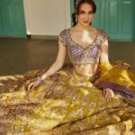 Elli AvrRam Instagram - Listen to the whispers of your Heart🦋✨ Magazine: @culturedwedding Managing Editor: @yadav_manjeet Business Head: @divyanijain1925 Photographer: @nikhilshenoyphoto Stylist: @juhi.ali Make-up & Hair: @mehrasilky Outfit: @nitikagujralofficial Jewellery: @ghanshyamdaskotawala @ashishkotawala Ring: @shagnaofficial Videographer: @ziaulhaque Location: @the.venya Co-ordinated by: @nadiiaamalik #elliavrram #yourstruly #indian #bridal #magazine #cover #shoot #india #princess #feels