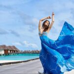 Elli AvrRam Instagram – Say Yes🦋 @wmaldives 

Wearing @babitamalkani Resort23 collection. 
@viralmantra 

Photographed by @nikhilshenoyphoto .

#maldives #resort #wmaldives #ocean #beach #life #elliavrram #yourstruly W Maldives