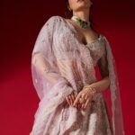 Elli AvrRam Instagram - Sleepy sleepy Cinderella🪄 Presenting @fablookmagazine new year’s special edition. Wearing this bridal collection from @gurusewak_delhi and jewels from @meraki.mumbai Editor & Founder @milliarora7777 @ankkit.chadha2222 Styled by @milliarora7777 Outfit designer @gurusewak_delhi Mua @omkarvardam Hair @Swapnil_makeupnhair Shot by @nikhilshenoyphoto Coordinated by @nadiiaamalik