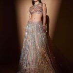 Elli AvrRam Instagram - If a Mermaid was ever found in the Desert 🧜🏻‍♀️🌪️✨ @fablookmagazine Cover girl. Wearing @121coutureofficial the luxury Indian couture and exclusive diamond jewels from @jawahriiofficial Editor & Founder @milliarora7777 @ankkit.chadha2222 Styled by @milliarora7777 Outfit designer @121coutureofficial Shot by @nikhilshenoyphoto Mua @omkarvardam Hair @Swapnil_makeupnhair Coordinated by @nadiiaamalik