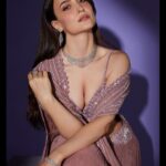 Elli AvrRam Instagram - Know that you are, and embrace being it, a Diamond💎 Presenting @fablookmagazine new year’s special edition. Wearing this pret collection from @rishiandsoujit and exclusive diamond jewels from @jawahriiofficial Editor & Founder @milliarora7777 @ankkit.chadha2222 Styled by @milliarora7777 Outfit designer @rishiandsoujit Mua @omkarvardam Hair @Swapnil_makeupnhair Shot by @nikhilshenoyphoto Coordinated by @nadiiaamalik