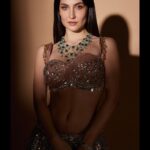 Elli AvrRam Instagram - If a Mermaid was ever found in the Desert 🧜🏻‍♀️🌪️✨ @fablookmagazine Cover girl. Wearing @121coutureofficial the luxury Indian couture and exclusive diamond jewels from @jawahriiofficial Editor & Founder @milliarora7777 @ankkit.chadha2222 Styled by @milliarora7777 Outfit designer @121coutureofficial Shot by @nikhilshenoyphoto Mua @omkarvardam Hair @Swapnil_makeupnhair Coordinated by @nadiiaamalik