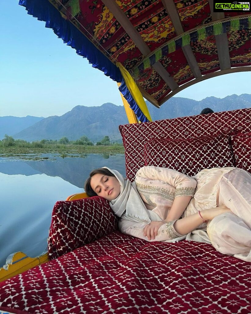 Elli AvrRam Instagram - #grateful Another dream come true❤️ What’s life if we don’t dream? And what’s life if we don’t go for our dreams? Small or big, doesn’t matter, but I do believe dreaming, keeps the heart alive🙏 #keepdreaming #stayalive #india #kashmir #srinagar #elliavrram #yourstruly #indiawithelli