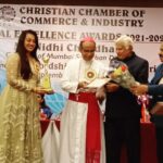 Ester Noronha Instagram - The pictures are blurred... so is my mind... in a beautiful way... Still trying to process last night's beautiful event and the honor conferred upon me by my humble, loving, inspiring and ever so encouraging Christian community at the 24th Annual General Meeting of the CHRISTIAN CHAMBER OF COMMERCE AND INDUSTRY - ANNUAL EXCELLENCE AWARDS 2021-2022 in Mumbai. I have been excitedly yet patiently waiting to share this joy with you all. Better, professional pictures will be shared soon! Thank you all for your constant love, prayers, blessings, best wishes and support in every way. TRULY DEEPLY GRATEFUL ❤ #aboutlastnight #award #excellenceaward #christian #ccci #catholic #romancatholic #allindia #honor #appreciation #love #support #prayers #blessings #bestwishes #inspiration #strength #encouragement #mycommunity #meansalot #truly #deeply #grateful #humbled #speechless #thankyouJesus #thankyouGod #Godbless #muchlove Mumbai, Maharashtra