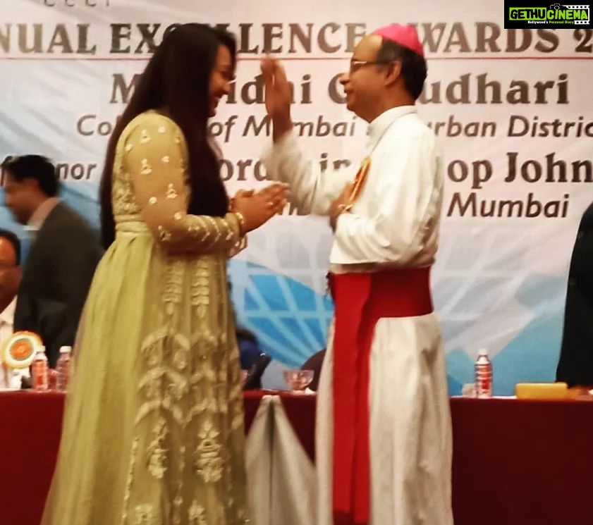 Ester Noronha Instagram - The pictures are blurred... so is my mind... in a beautiful way... Still trying to process last night's beautiful event and the honor conferred upon me by my humble, loving, inspiring and ever so encouraging Christian community at the 24th Annual General Meeting of the CHRISTIAN CHAMBER OF COMMERCE AND INDUSTRY - ANNUAL EXCELLENCE AWARDS 2021-2022 in Mumbai. I have been excitedly yet patiently waiting to share this joy with you all. Better, professional pictures will be shared soon! Thank you all for your constant love, prayers, blessings, best wishes and support in every way. TRULY DEEPLY GRATEFUL ❤ #aboutlastnight #award #excellenceaward #christian #ccci #catholic #romancatholic #allindia #honor #appreciation #love #support #prayers #blessings #bestwishes #inspiration #strength #encouragement #mycommunity #meansalot #truly #deeply #grateful #humbled #speechless #thankyouJesus #thankyouGod #Godbless #muchlove Mumbai, Maharashtra