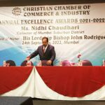 Ester Noronha Instagram - The pictures are blurred... so is my mind... in a beautiful way... Still trying to process last night's beautiful event and the honor conferred upon me by my humble, loving, inspiring and ever so encouraging Christian community at the 24th Annual General Meeting of the CHRISTIAN CHAMBER OF COMMERCE AND INDUSTRY - ANNUAL EXCELLENCE AWARDS 2021-2022 in Mumbai. I have been excitedly yet patiently waiting to share this joy with you all. Better, professional pictures will be shared soon! Thank you all for your constant love, prayers, blessings, best wishes and support in every way. TRULY DEEPLY GRATEFUL ❤ #aboutlastnight #award #excellenceaward #christian #ccci #catholic #romancatholic #allindia #honor #appreciation #love #support #prayers #blessings #bestwishes #inspiration #strength #encouragement #mycommunity #meansalot #truly #deeply #grateful #humbled #speechless #thankyouJesus #thankyouGod #Godbless #muchlove Mumbai, Maharashtra