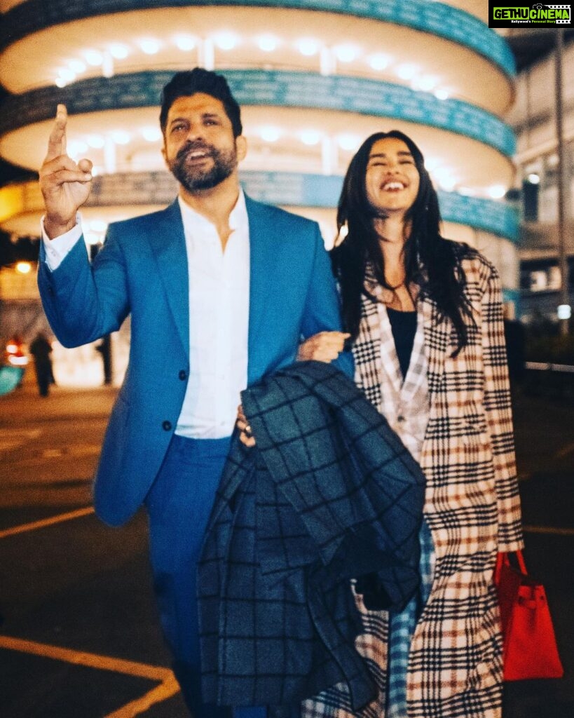 Farhan Akhtar Instagram - Happy birthday partner .. may life give you all you want and more .. may you always have reasons to smile .. (but enough about me 😜) .. love you loads. Have the best year yet. ♥♥ @shibaniakhtar Image @sebporter