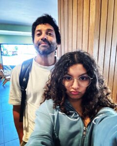 Farhan Akhtar Instagram - Knock knock .. @akiraakhtar ♥️