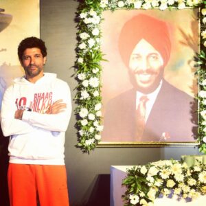 Farhan Akhtar Instagram - To celebrate a decade of Milkha ji’s story on film, a screening was held in Mumbai for people with hearing loss. 
The Indian Sign Language Organisation (ISL), Viacom 18 and Bharathi Mehra have worked for months and created a theatrical version of Bhaag Milkha Bhaag with sign language. Their effort is beyond exemplary. 
It was truly an overwhelming experience to be there and be part of this historic moment. 
Thank you to @pvrcinemas_official for supporting this and re-releasing the film with sign language in over 30 screens across the country.

@rakeyshommehra @viacom18 @sonamkapoor @divyadutta25 @sonia_milkha_singh @prasoonjoshilive @shankarehsaanloy @pavanrajmalhotra @yograjofficial @binodkpradhan @nawwabshah @actordevgill