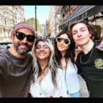 Farhan Akhtar Instagram - Lazy luncheon in sunny London @chatdelalune ♥️ @shibaniakhtar ♥️ @stanley_whitehouse 😊