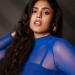 Faria Abdullah Instagram - Feeling blue? I gotchu 💙 . . . . . 📷 @pranav.foto Styled by @aishwarya128 Make up @uztheartist Hair @hairbyrajabali Assisted by @kausarsultana3007
