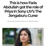Faria Abdullah Instagram - Who knew?! #4Daystogo #TheJengaburuCurse on @sonylivindia