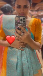 Farina Azad Instagram - Wedding bells wedding bells !! Its Brother’s wedding ! Help me to choose the saree ! Comment the emoji that is on the saree which suits me well #weddingseries #weddingdress #weddingbells