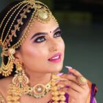 Farina Azad Instagram - Mua @lavanyaeuginebridalmakeup Jewellery and outfit @ravikkai_selai