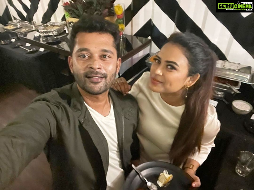 Farina Azad Instagram - Look whom did i meet @arun_actor aruniiiii ❤️