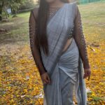 Farina Azad Instagram - #styling #sareestyling #venba #venbastyling #barathikannamma #barathikannamaserial
