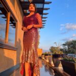 Farina Azad Instagram - Good evening 🥰 Outfit by @ramyafas7540