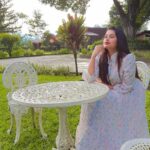Farina Azad Instagram - Victorian gown by @ayeshathaha Picture courtesy @ayeshathaha Location @teabungalows