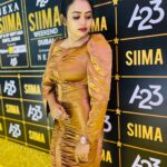 Farina Azad Instagram - Very happy to be a part of SIIMA 2023 @siimawards Outfit @s_seaming_store