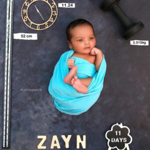 Farina Azad Instagram - Hi.. good morning 
Meet my lil charm of positivity 
He is ZAYN LARA RAHMAN
@rubaidh

Picture @dk_photography28