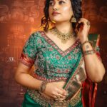 Farina Azad Instagram - Mua @jay_makeup_artist_ Outfit @mokshe_rental_destination Photography @adk_karthik Jewellery @jewelhub_chennai