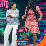 Farina Azad Instagram - We like to move it .. move it 🥳🥳 Takkar Takkar | Today at 8.30pm. #Farina #Reshma #TakkarTakkar #NewShow #ZeeTamil