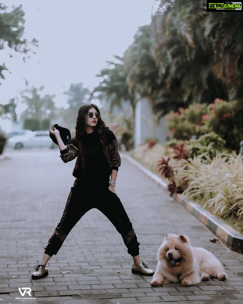 Gayathri Suresh Instagram - We are good individually, but together we are just perfect❤ M.A.D.H.A.V.A.N🔥 PC : @vibinraveendhran_ Special thanks to @akhila_gopakumar❤