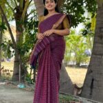 Gayathri Yuvraaj Instagram - Life is so beautiful when you see it positive 🫰🏻 Saree @meluhha_
