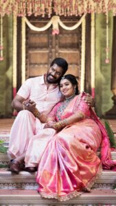 Gayathri Yuvraaj Instagram - A part in the million emotions and immense joy in the little miracle growing inside. @gayathri_yuvraaj @yuvi_smart 
@purpletreeprojects 
(Use headphones) 

#trendingsongs #vijaysongs #reelsinstagram #trending #babyshower #fun #enjoyment #serialactress #couple #photographylovers #gayathriyuvaraj #vijaytv #baby #babyshower #oncemore