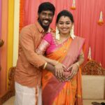 Gayathri Yuvraaj Instagram - We are happy to announce 📣 Yes we are Pregnant 👨‍👩‍👧‍👦 Need your love and blessings 🙏🏻🙏🏻 #5months 🤩🤩