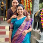 Gayathri Yuvraaj Instagram - 🦋🦋 saree @meluhha_ @pranikadhakshu