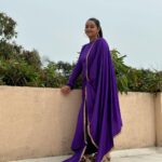 Gayathri Yuvraaj Instagram - 💜💜💜 Outfit @_fabern