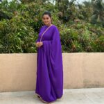 Gayathri Yuvraaj Instagram - 💜💜💜 Outfit @_fabern